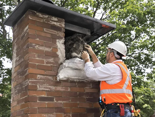 Humane removal of debris and animals by Beverly Hills Chimney Sweep in Beverly Hills, CA