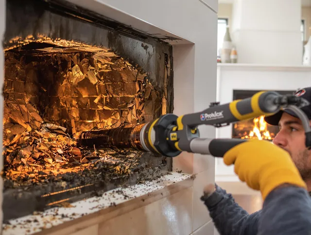 Professional chimney cleaning by Beverly Hills Chimney Sweep in Beverly Hills, CA