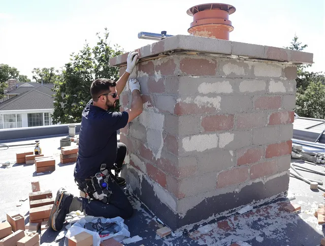 Advanced chimney repair process by Beverly Hills Chimney Sweep in Beverly Hills, CA