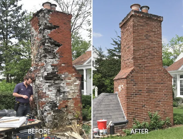Beverly Hills Chimney Sweep performing a full chimney restoration in Beverly Hills, CA