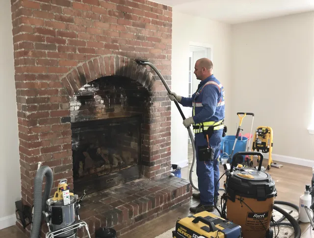 Beverly Hills Chimney Sweep expert performing detailed chimney sweep in Beverly Hills, CA