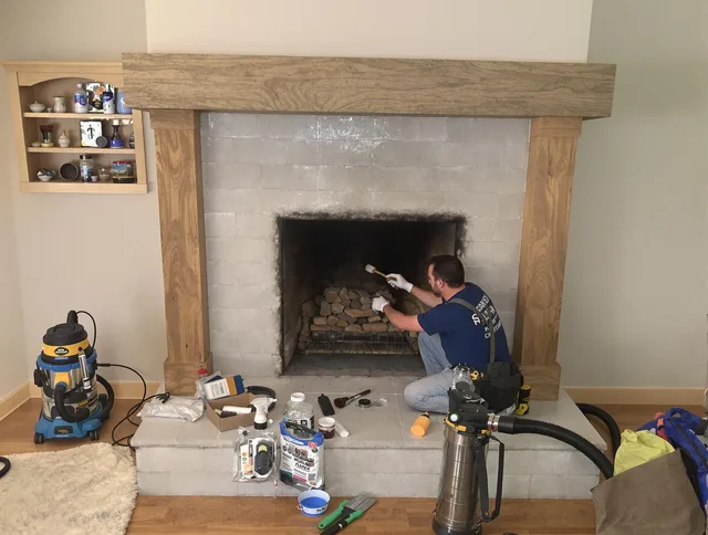 Detailed creosote removal process by Beverly Hills Chimney Sweep in Beverly Hills, CA