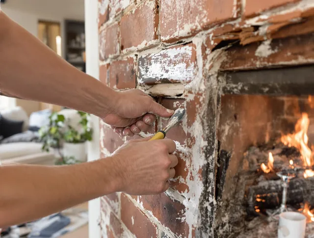 Routine fireplace repair by Beverly Hills Chimney Sweep in Beverly Hills, CA