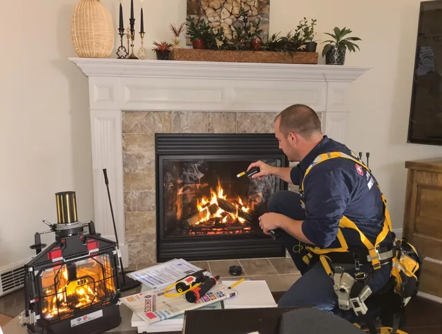 Safety-focused fireplace inspection by Beverly Hills Chimney Sweep in Beverly Hills, CA